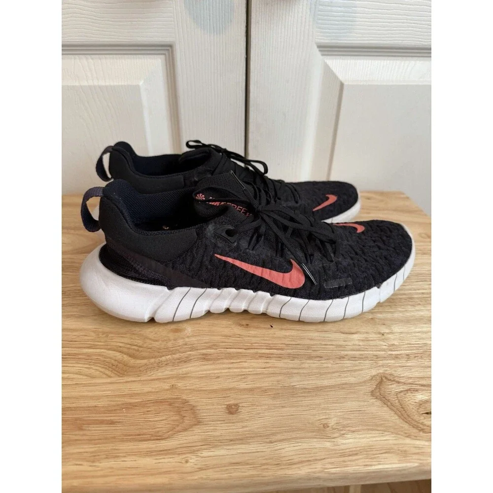 Nike Free RN 5.0 Next Nature Running Shoes Women Size 10.5 Black Lightweight